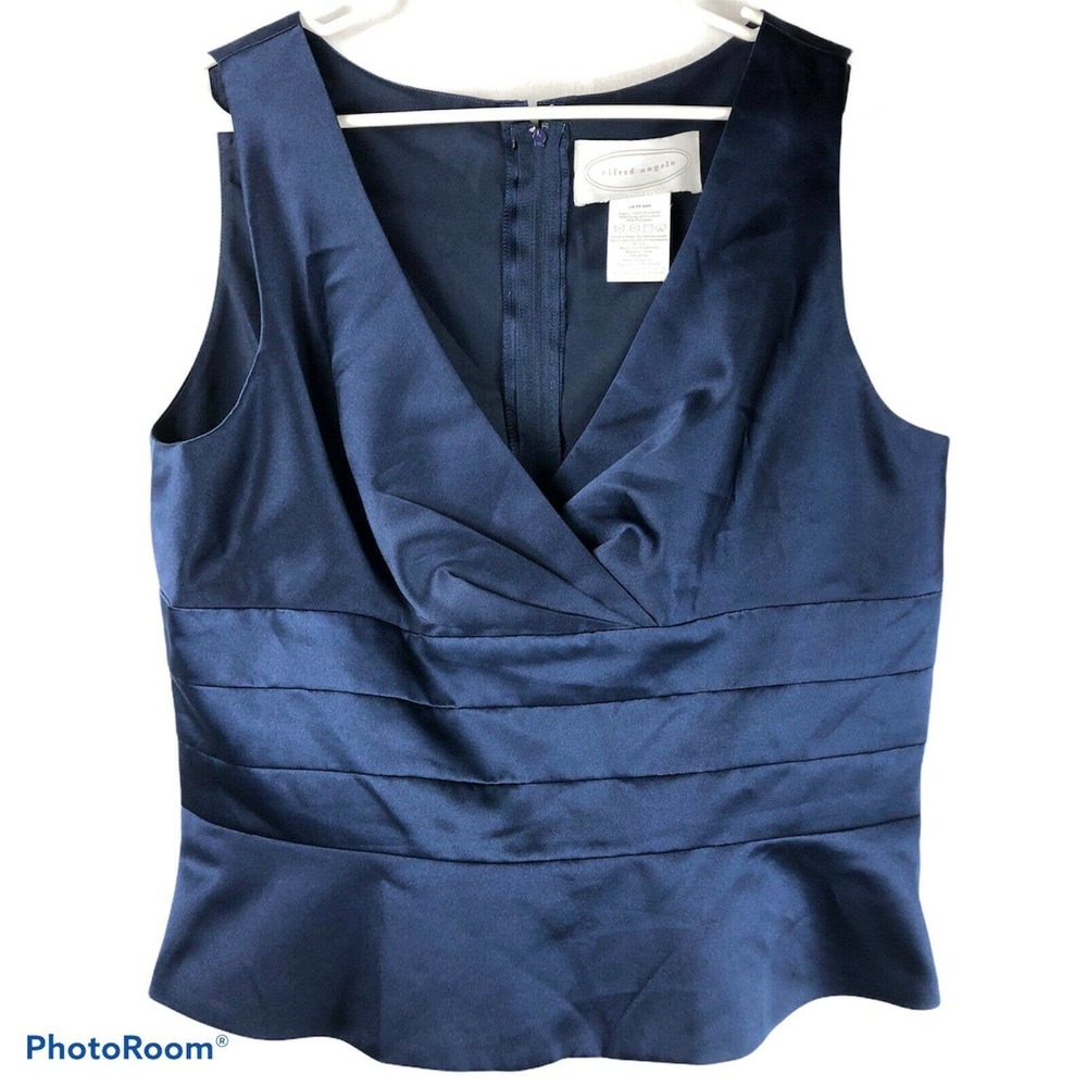 Alfred Angelo Satin Sleeveless Blouse